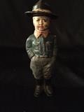 WWI Doughboy Cast Iron Bank