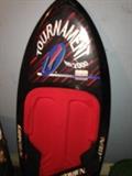Boogie boards and other sporting equipment. 