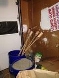 Tiki torches, and all other lawn ornamentation is for sale including solar garden stakes, garden gnomes, etc. 