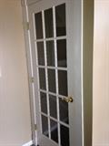 French door leading to basement, even the moulding is for sale if you are able to remove it yourself!