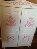 Perfect cabinet for little girl's room!