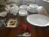 Mikasa French Countryside dishes and colorful side plates