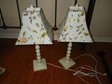 Custom lamp shades match linens