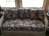 Rattan Loveseat.