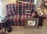Lane reclining Loveseat and matching sofa.