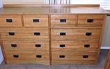 Solid wood dresser