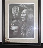 Albert Mukasa "Three Eagles" wall art.