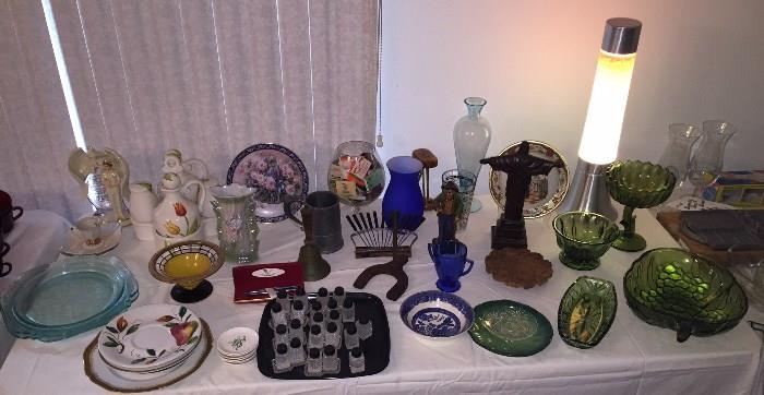 Vintage Glassware, Vases, etc.