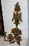 Edward XVI ram's head sconces from the early 1800's
