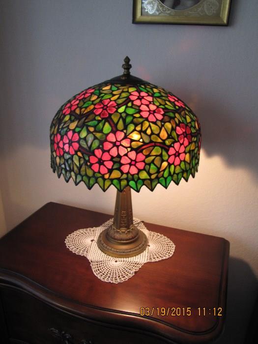 Antique Lamp Stained Glass Shade