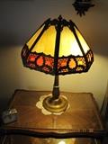Beautiful Original Slag Glass Lamp
