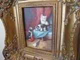 Cat Oil Painting
