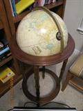 Wooden Base Globe