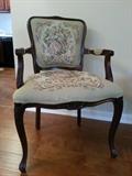 Formal Tapestry Chair. Like New.