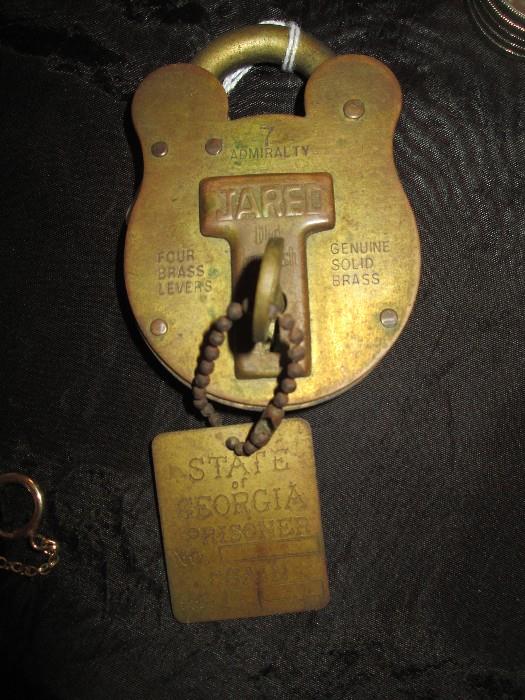 Antique State of Georgia lock