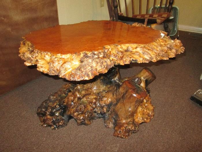 Cypress root side table