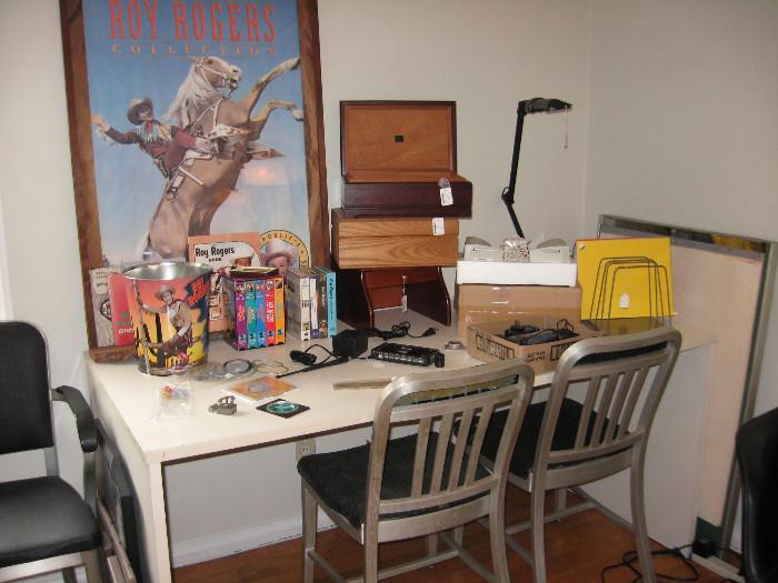 Roy Rogers collection, Emeco office chairs, cigar paraphernalia