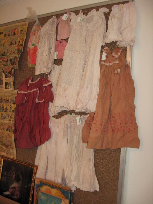 antique baby/doll clothes