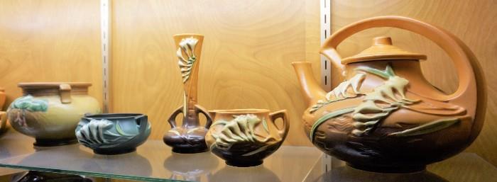 More Roseville Freesia pottery