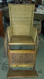 Many wicker and rattan items