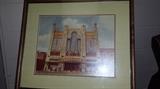 Much artwork, some local artists-Al Kost 15/50 print Missouri Theater