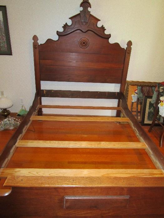 Incredible post Victorian Era Full Size Bed