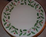 Lenox "Holly" Christmas china
