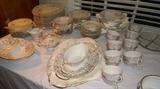 Service for 12 set of Jeanette pattern china by Sango