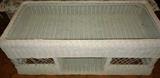 Very nice large shadow box wicker coffee table