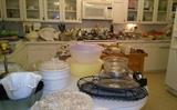 View of selection (but not all) of assorted kitchen items for sale