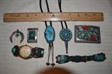 1950-1960 Vintage Navajo Turquoise Jewelry 