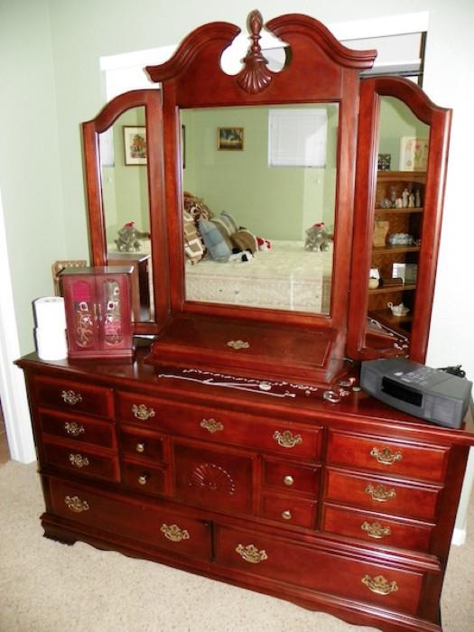 Beautiful Dresser with Mirror