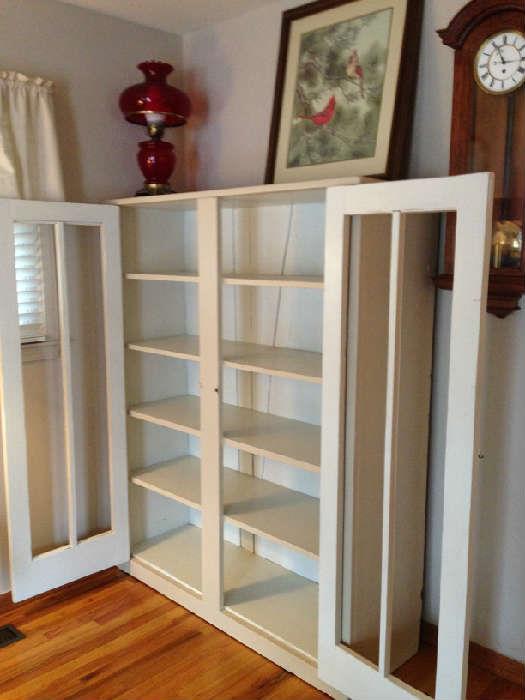 Large, heavy cupboard, sides and top are one board pieces  $200