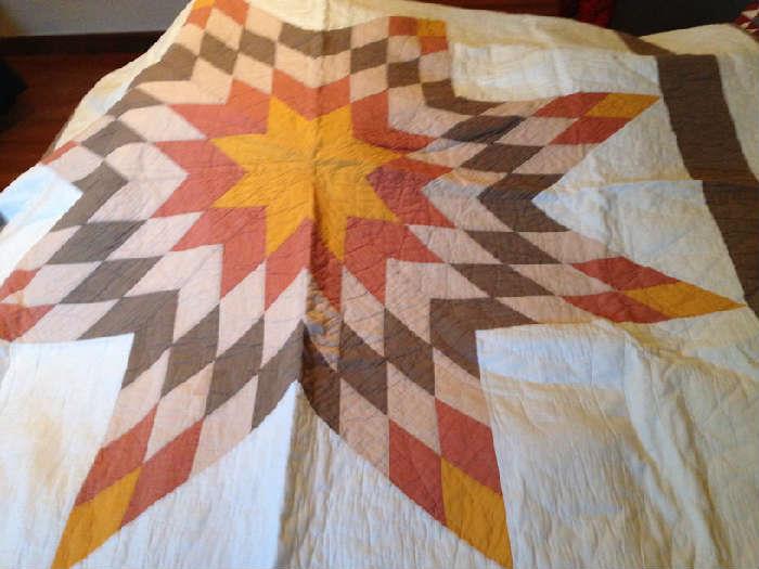 Star of Bethlehem, nice quilting and nice colors