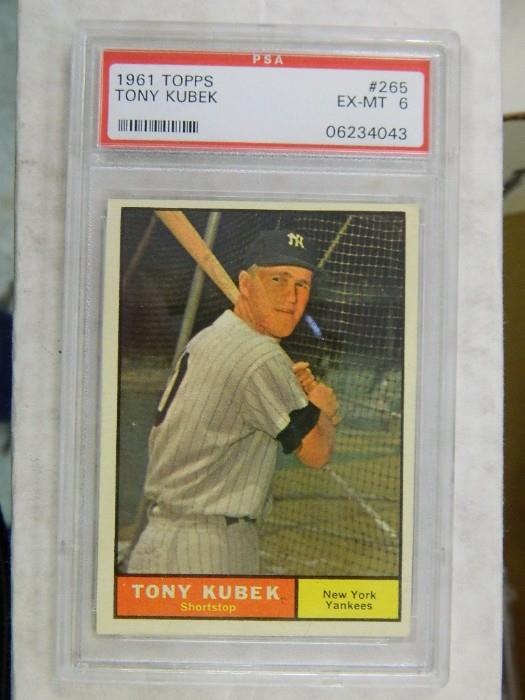 1961 Topps Graded Tony Kubek