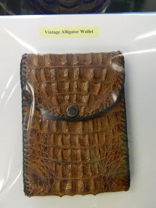 Vintage Alligator Wallet