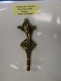 Vintage Mr Pickwick Brass Door/Wall Hanger - Made In England