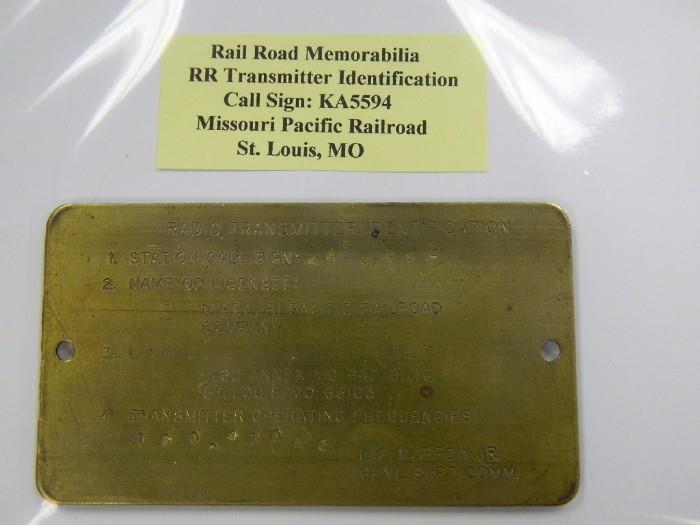 Missouri Pacific Railroad Transmitter Identification