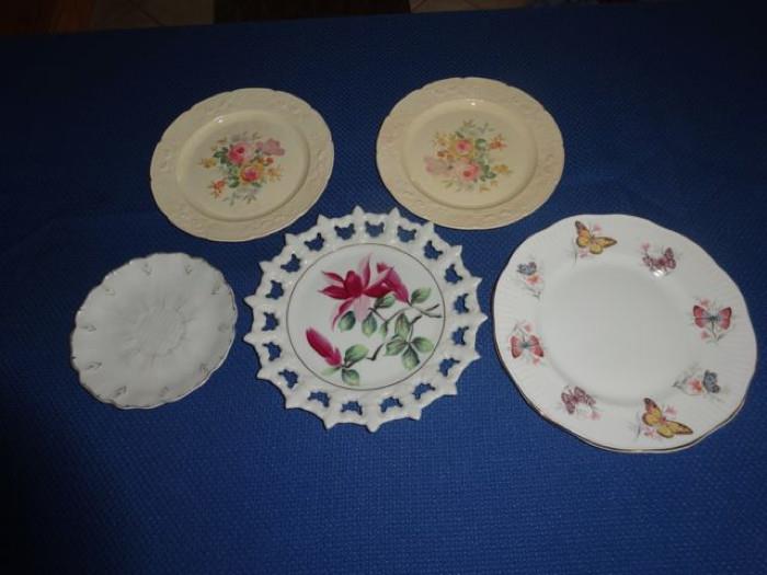 Various decorative plates.