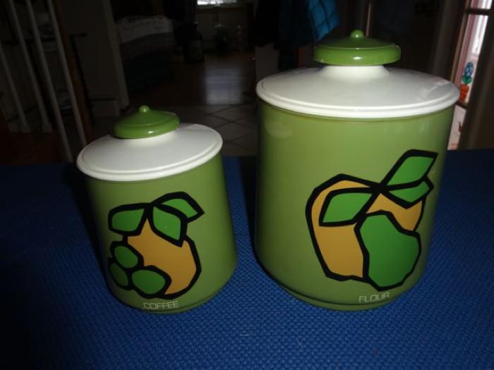 A pair of Flecker sorting canisters.