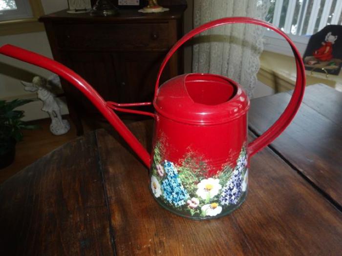 A garden watering can