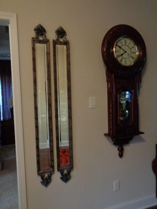 some wall décor (owner took the clock)