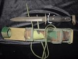 Imperial M7S survival knife with extras - camo sheath