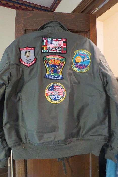 Military jacket - w Desert Storm patches