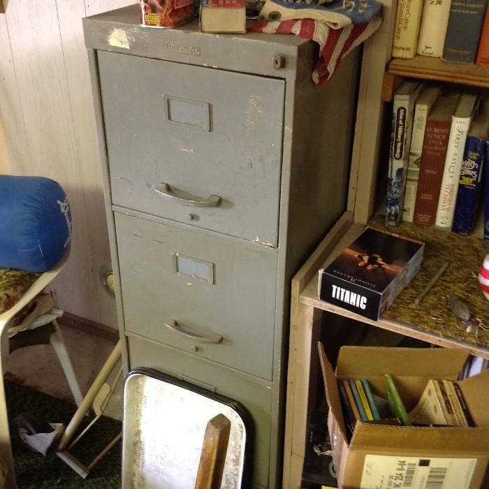 Vintage File Cabinet $ 40.00
