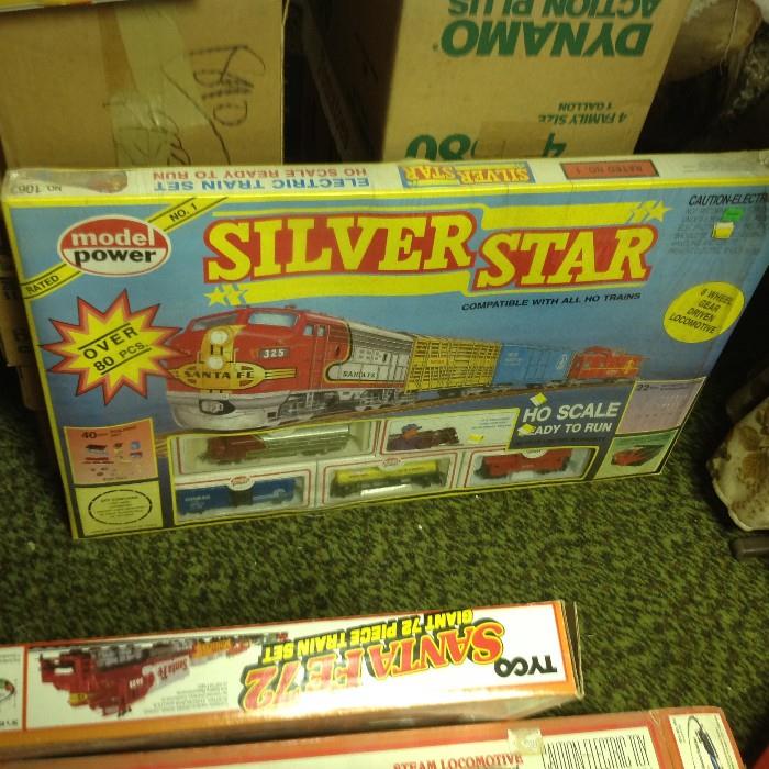 Silver Star HO Train Set $ 60.00