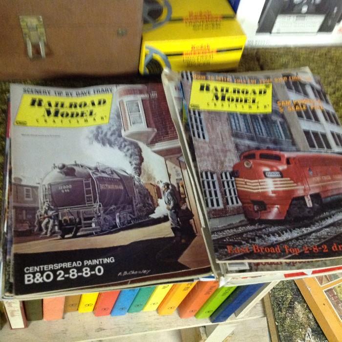 Over 100 railroad magazines $ 1.00 each