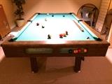 Briarwood IV by Brunswick pool table with balls