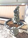 Concrete fountain