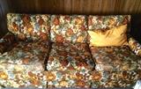 Vintage hide-a-bed sofa